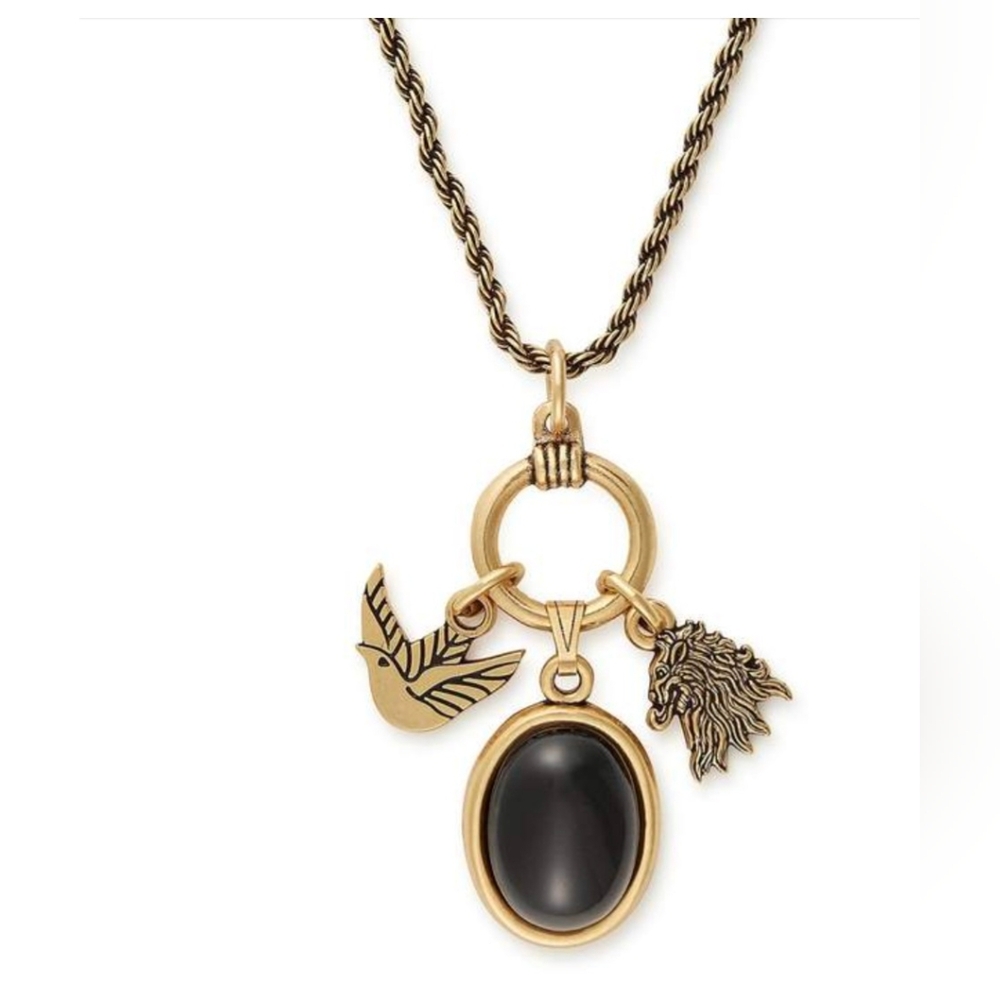 New Alex And Ani Game Of Thrones Onyx Necklace